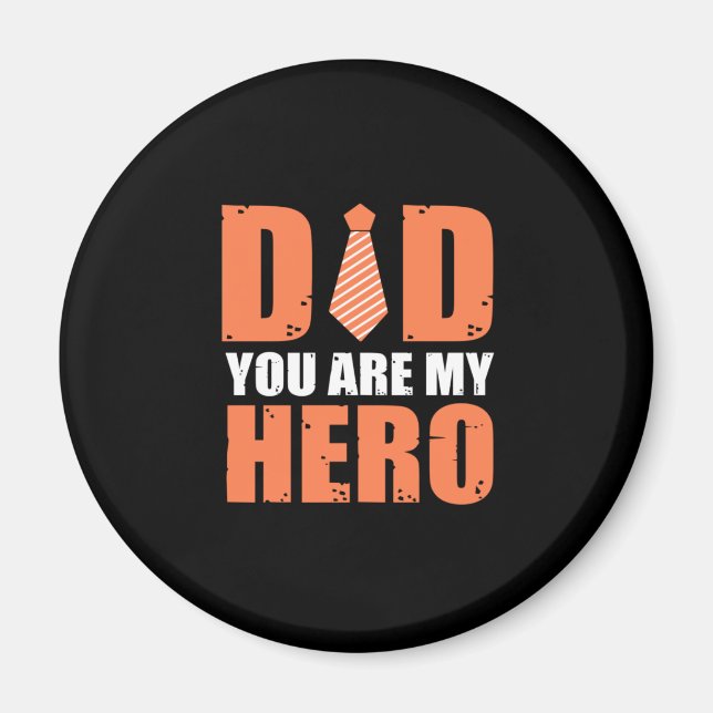 Imã Padre Gift | Pai Você É Meu Herói (Frente)