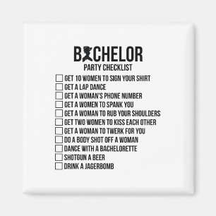 Imã Padres do Noivo Esquadra do Noivo Homens Supriment