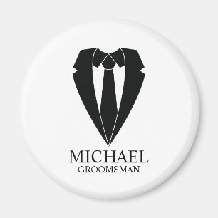 Imã Padrinhos de casamento personalizados de ninar e g