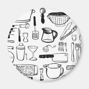 Imã Padrões coloridos da cozinha