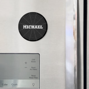 Imã Padrões de Dia das Bruxas da aranha cinza Negra Se