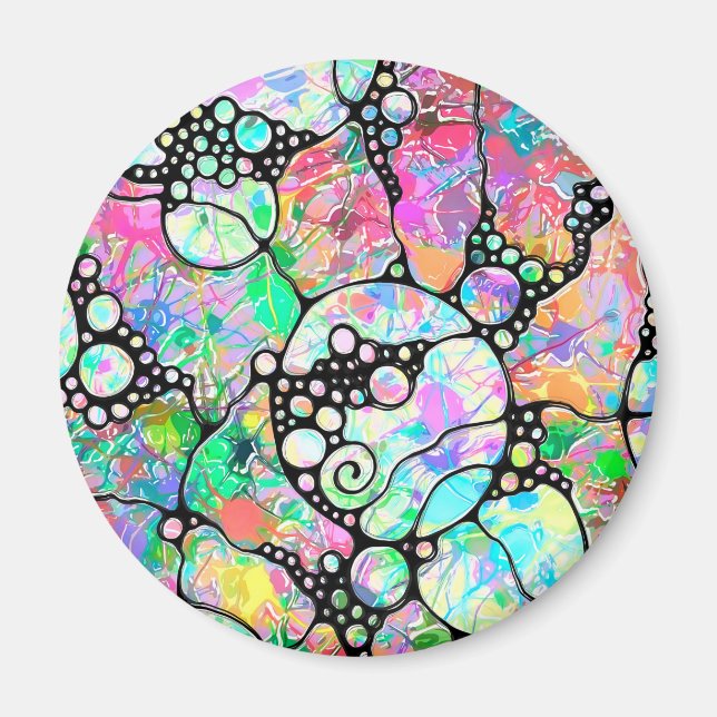 Imã Padrões De Mão E Digitalmente Pintados Artigo 31º (Frente)