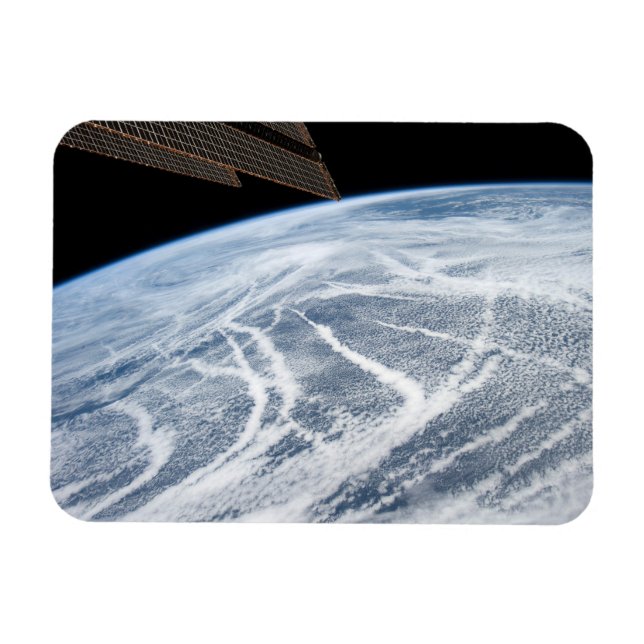 Ímã Padrões De Nuvem A Sul Das Ilhas Aleutas. (Horizontal)