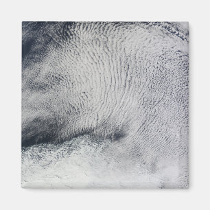 Imã Padrões de nuvens e gelo marinho no Oceano Sul