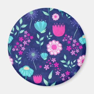 Imã Padrões florais bonitos