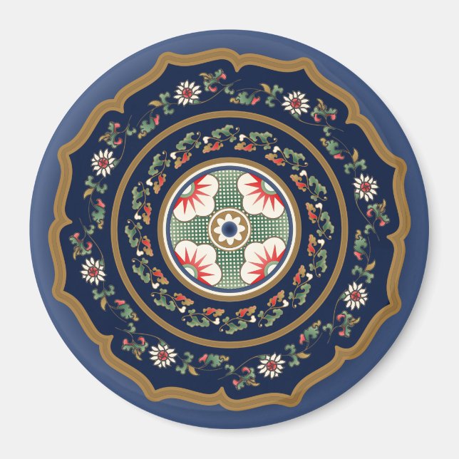 Imã Padrões Mah Jongg (Frente)