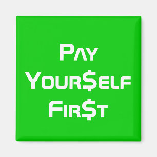 Imã Pagamento você mesmo do dinheiro primeiramente