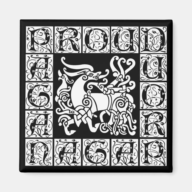 Imã Pagan Stag Magnet (Frente)