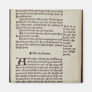Imã Página de texto Antigo Testamento
