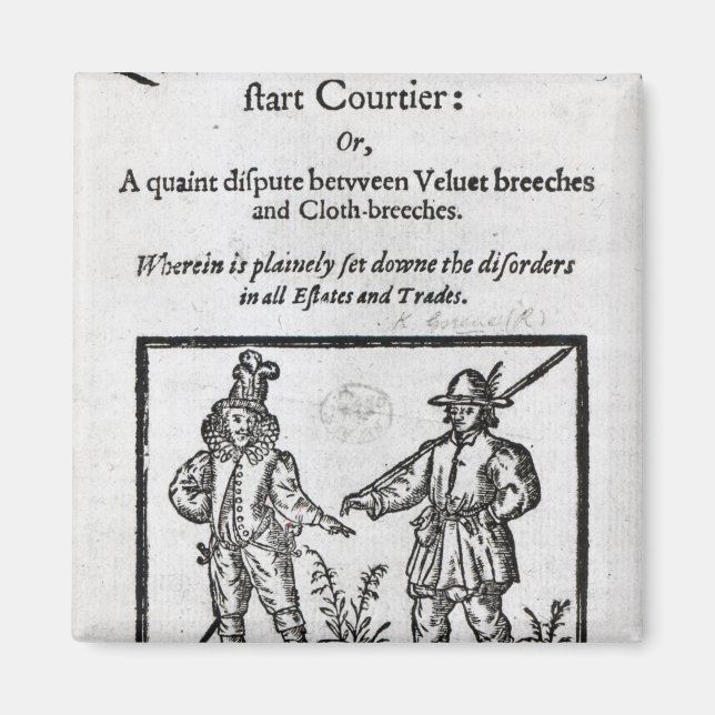 Imã Página de título 'A Quip for an Upstart Courtier' (Frente)