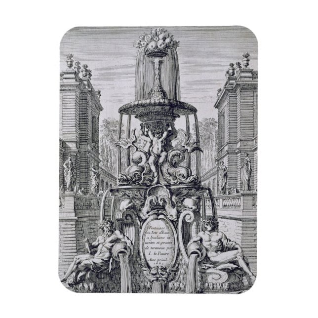 Ímã Página de título de 'Fountain and Waterjets in Ita (Vertical)