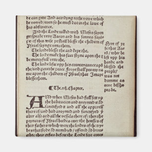 Imã Página do texto do antigo testamento