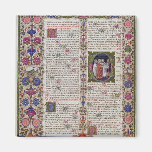 Imã Página iluminada do Livro de Salmos