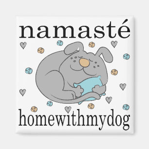 Imã Página inicial de namaste do Magnet Square com me