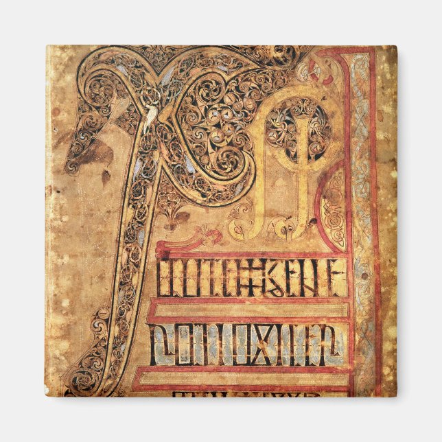 Imã Página inicial do Lichfield Gospels, c.720 (Frente)