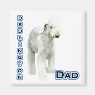 Imã Pai 4 Bedlington Terrier - Magnet