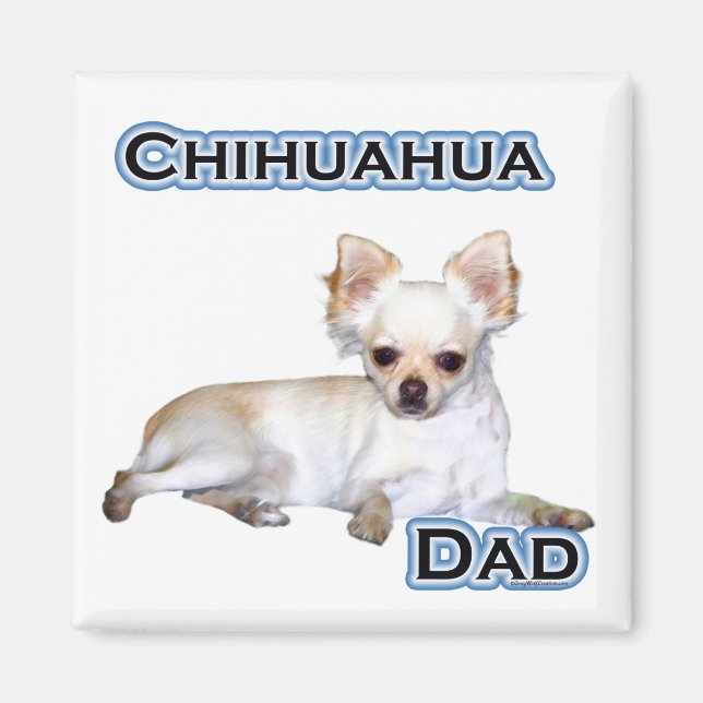 Imã Pai 4 Chihuahua - Magnet (Frente)