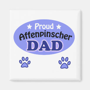 Imã Pai Affenpinscher Orgulhoso