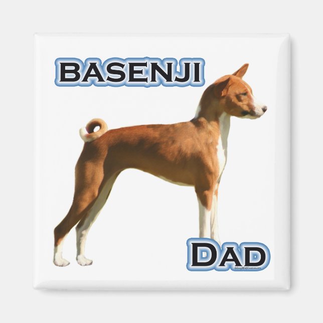 Imã Pai Basenji 4 - Magnet (Frente)
