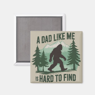 Imã Pai Bigfoot Engraçado Um Pai Como Eu É Difícil De