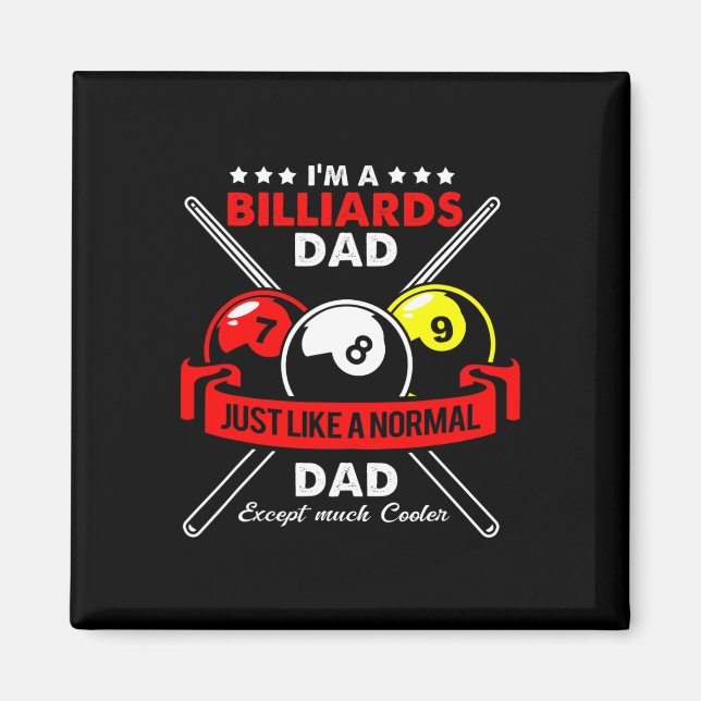 Imã Pai Billiards Para Pai Billiard Pai Pai (Frente)