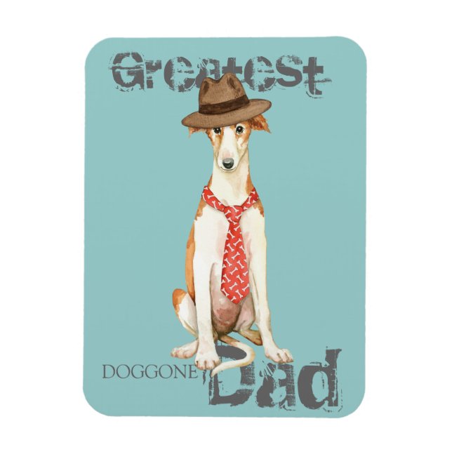 Ímã Pai Borzoi (Vertical)
