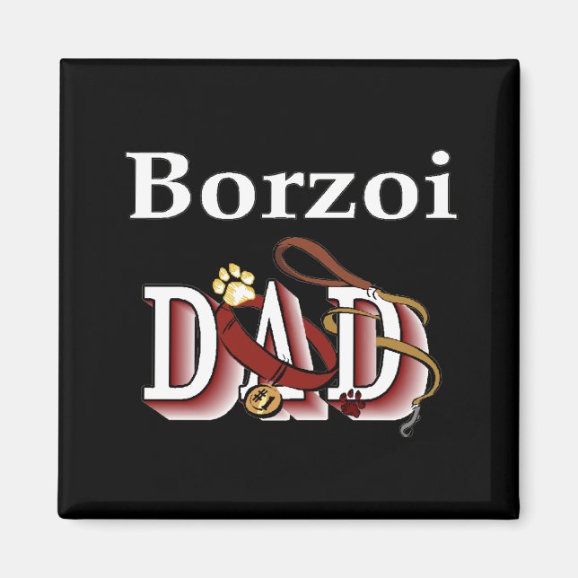 Imã pai borzoi (Frente)