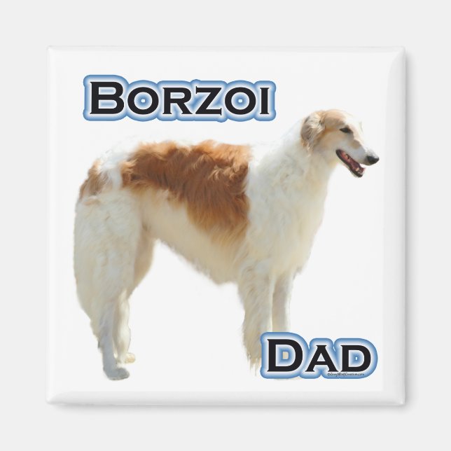 Imã Pai Borzoi 4 - Magnet (Frente)