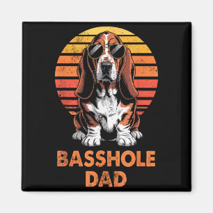 Imã Pai cachorro Hound Retro Legal Engraçado Dono de c