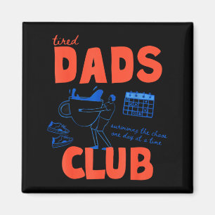 Imã Pai cansado retrô feliz dia dos pais papai engraça