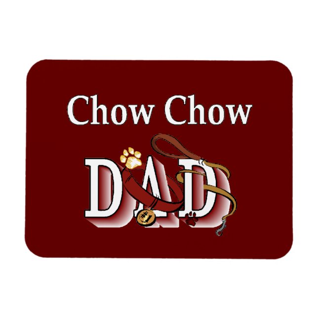 Ímã Pai Chow Chow (Horizontal)