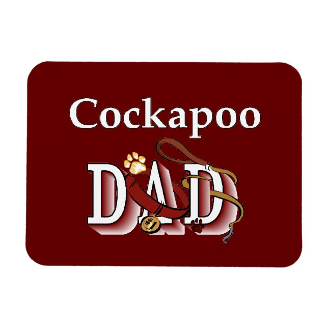 Ímã Pai Cockapoo (Horizontal)