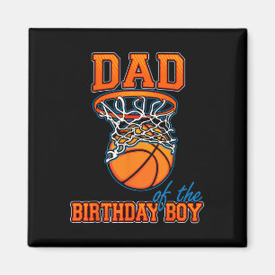Imã Pai Da Família Birthday Boy Bysketbyll Aniversário