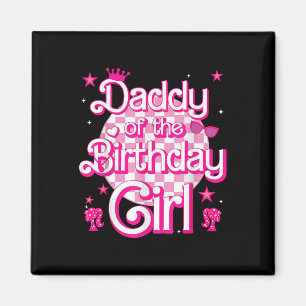 Imã Pai Da Família Birthday Girl Birthday Kid