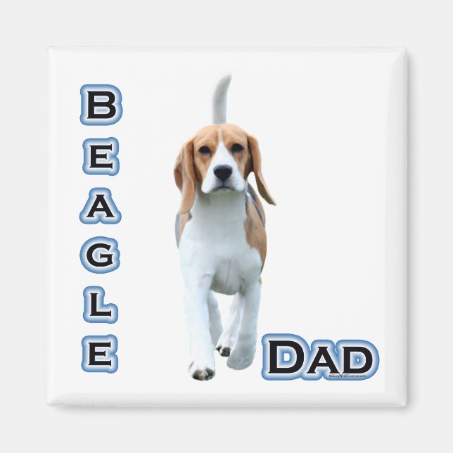 Imã Pai de beagle 4 - Magnet (Frente)