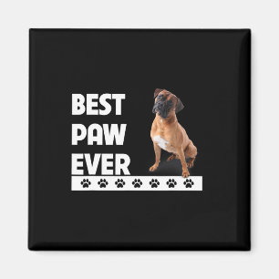 Imã Pai de Boxdog Boxer para Dia de os pais de Paw Eve