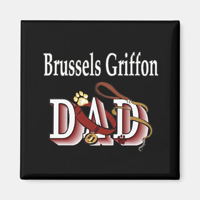 Imã pai de bruxelas-griffon (Frente)