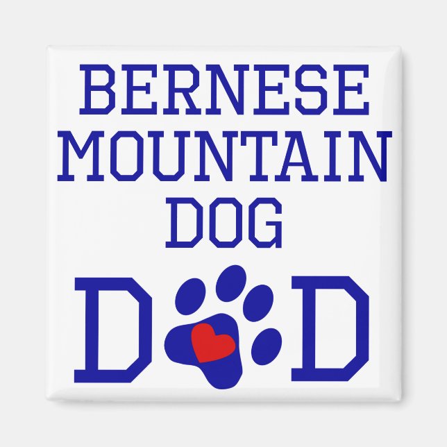 Imã Pai de Cachorro da Montanha Bernese (Frente)