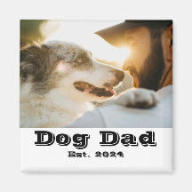 Pai de Cachorro Estabelecido Foto Personalizada 