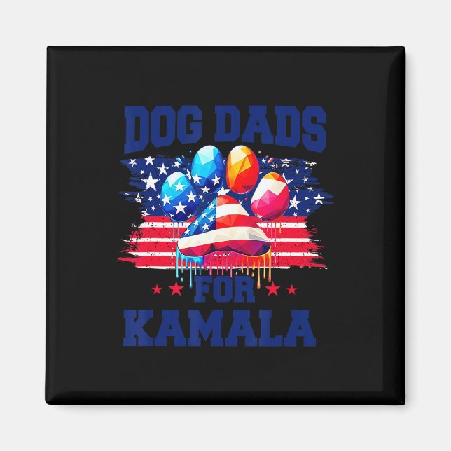 Imã Pai de Cachorro para Kamala Eles estão comendo os  (Frente)