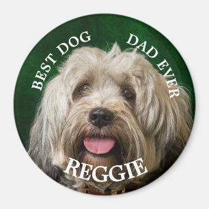 Imã Pai de Cachorro Personalizado Tibetano - Chaveiro 