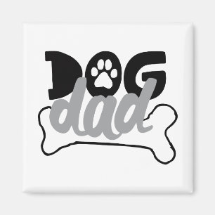 Imã Pai De Cães - Aspas Ósseas Sobre Cães Sendo Fil