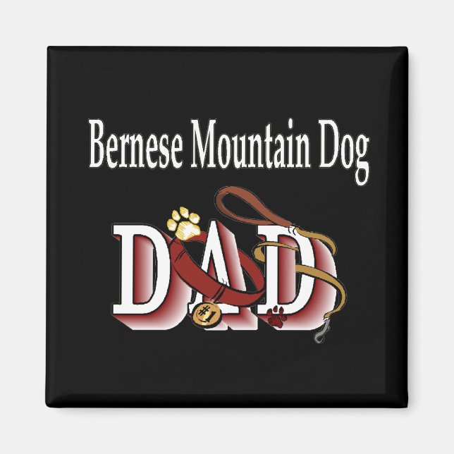 Imã pai de cão da montanha bernês (Frente)