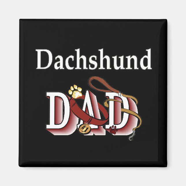 Imã pai de dachshund (Frente)
