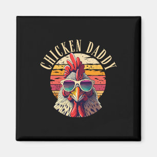 Imã Pai de frango Retro Vintage 70s Pai de frango Pai