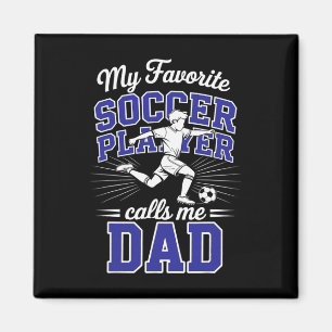 Imã Pai de Futebol Masculino Meu Jogador de Futebol Fa