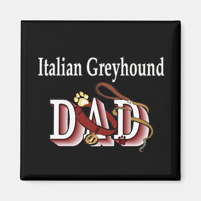 Imã pai de galgos italianos (Frente)