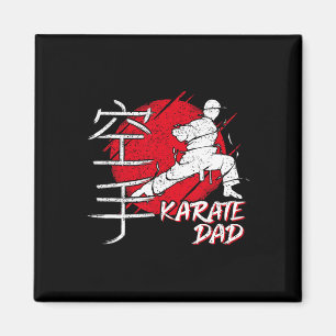 Imã Pai de Karate Fonte Sol Japonês Karate Dojo Artes