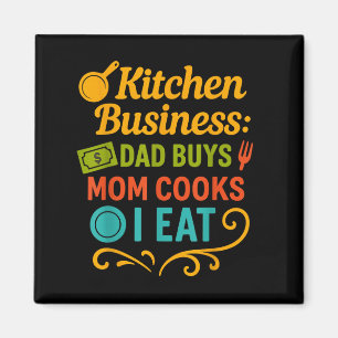 Imã Pai De Negócios Da Cozinha Compras Mamãe Cozinheir