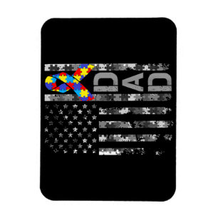 Ímã Pai de Sensibilização do Autismo EUA Dia de os pai